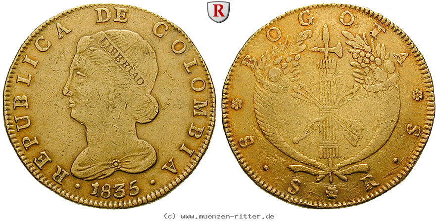 Klicken Sie auf das Bild um es auf Ihrem Rechner zu speichern kolumbien-republik-kolumbien-8-escudos/61526.jpg