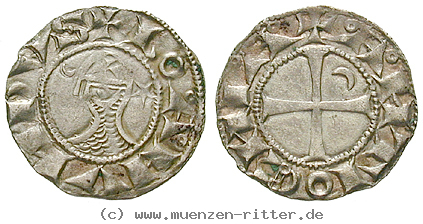 Klicken Sie auf das Bild um es auf Ihrem Rechner zu speichern kreuzfahrerstaaten-bohemund-iii-denar/41663.jpg