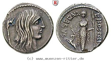 Klicken Sie auf das Bild um es auf Ihrem Rechner zu speichern l-hostilius-saserna-denar/81620.jpg