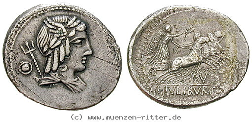 Klicken Sie auf das Bild um es auf Ihrem Rechner zu speichern l-iulius-bursio-denar/16549.jpg