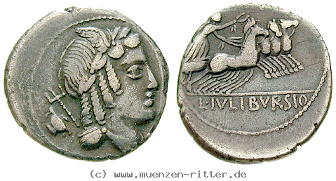 Klicken Sie auf das Bild um es auf Ihrem Rechner zu speichern l-iulius-bursio-denar/43772.jpg