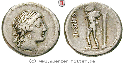 Klicken Sie auf das Bild um es auf Ihrem Rechner zu speichern l-marcius-censorinus-denar/45635.jpg