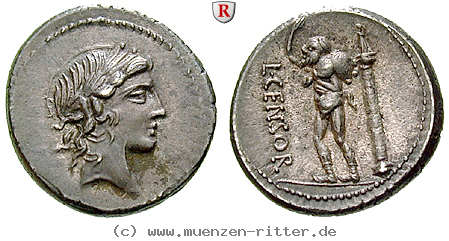Klicken Sie auf das Bild um es auf Ihrem Rechner zu speichern l-marcius-censorinus-denar/81234.jpg