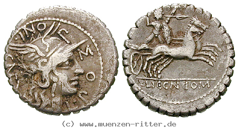Klicken Sie auf das Bild um es auf Ihrem Rechner zu speichern l-pomponius-denar-serratus/11291.jpg