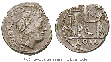 Klicken Sie auf das Bild um es auf Ihrem Rechner zu speichern l-pomponius-molo-denar/16537.jpg