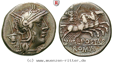 Klicken Sie auf das Bild um es auf Ihrem Rechner zu speichern l-postumius-albinus-denar/62218.jpg