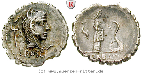 Klicken Sie auf das Bild um es auf Ihrem Rechner zu speichern l-roscius-fabatus-denar-serratus/48604.jpg