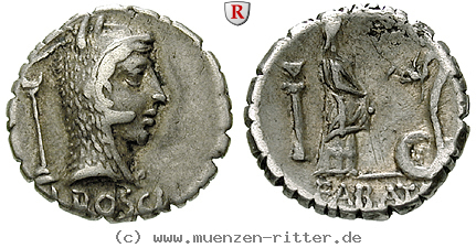 Klicken Sie auf das Bild um es auf Ihrem Rechner zu speichern l-roscius-fabatus-denar-serratus/65622.jpg
