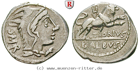Klicken Sie auf das Bild um es auf Ihrem Rechner zu speichern l-thorius-balbus-denar/70427.jpg