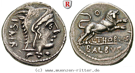 Klicken Sie auf das Bild um es auf Ihrem Rechner zu speichern l-thorius-balbus-denar/99479a.jpg