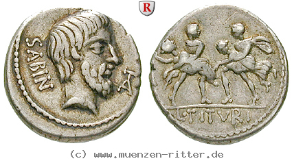 Klicken Sie auf das Bild um es auf Ihrem Rechner zu speichern l-titurius-sabinus-denar/46416.jpg