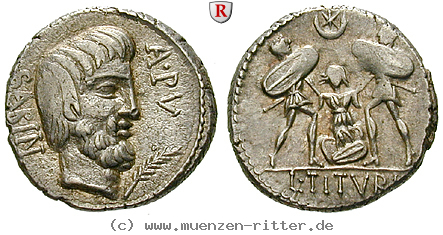 Klicken Sie auf das Bild um es auf Ihrem Rechner zu speichern l-titurius-sabinus-denar/80223.jpg