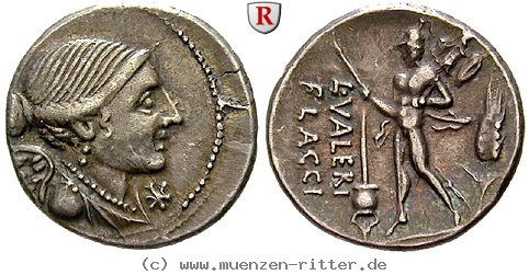Klicken Sie auf das Bild um es auf Ihrem Rechner zu speichern l-valerius-flaccus-denar/95043.jpg
