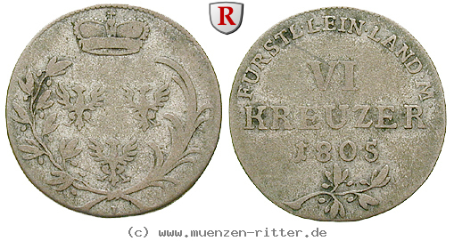 Klicken Sie auf das Bild um es auf Ihrem Rechner zu speichern leiningen-grafschaft-karl-friedrich-wilhelm-6-kreuzer/41106.jpg