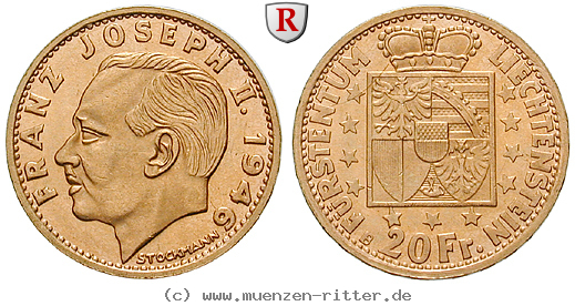 Klicken Sie auf das Bild um es auf Ihrem Rechner zu speichern liechtenstein-franz-josef-ii-20-franken/75761.jpg