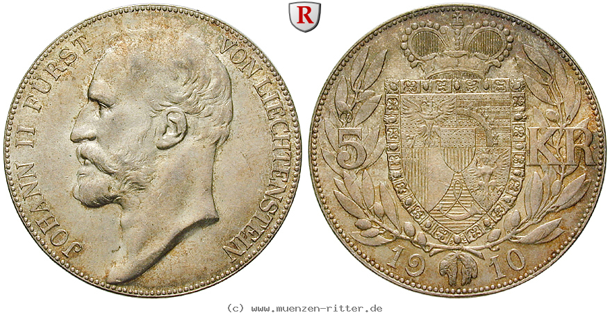Klicken Sie auf das Bild um es auf Ihrem Rechner zu speichern liechtenstein-johann-ii-5-kronen/46400.jpg