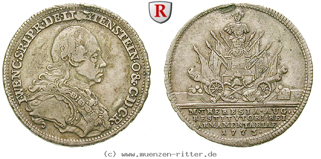 Klicken Sie auf das Bild um es auf Ihrem Rechner zu speichern liechtenstein-josef-wenzel-i-jeton/47620.jpg