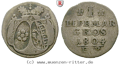 Klicken Sie auf das Bild um es auf Ihrem Rechner zu speichern lippe-grafschaft-paul-alexander-leopold-mariengroschen/23424.jpg