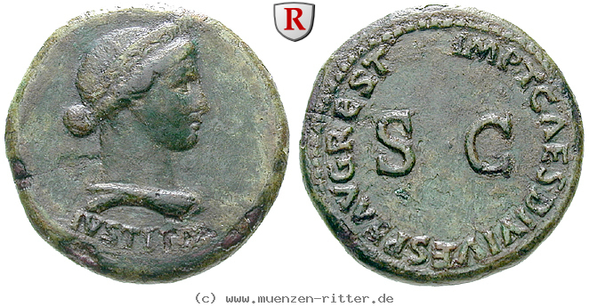 Klicken Sie auf das Bild um es auf Ihrem Rechner zu speichern livia-frau-des-augustus-dupondius/46451.jpg