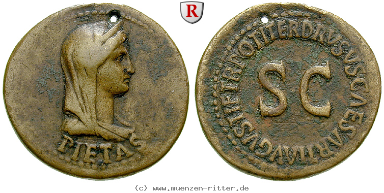 Klicken Sie auf das Bild um es auf Ihrem Rechner zu speichern livia-frau-des-augustus-dupondius/56654.jpg