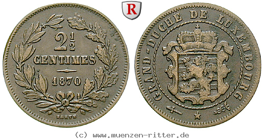 Klicken Sie auf das Bild um es auf Ihrem Rechner zu speichern luxemburg-willem-iii-der-niederlande-2-1-2-centimes/62919.jpg