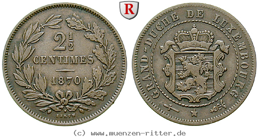 Klicken Sie auf das Bild um es auf Ihrem Rechner zu speichern luxemburg-willem-iii-der-niederlande-2-1-2-centimes/62920.jpg