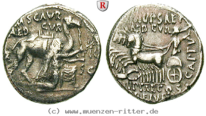 Klicken Sie auf das Bild um es auf Ihrem Rechner zu speichern m-aemilius-scaurus-und-pub-plautius-hypsaeus-denar/53648.jpg