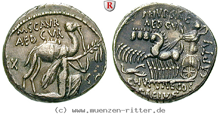 Klicken Sie auf das Bild um es auf Ihrem Rechner zu speichern m-aemilius-scaurus-und-pub-plautius-hypsaeus-denar/67249.jpg