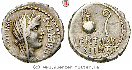 Klicken Sie auf das Bild um es auf Ihrem Rechner zu speichern m-junius-brutus-c-cassius-longinus-p-cornelius-lentulus-spinther-denar/55628a.jpg