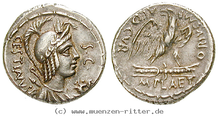Klicken Sie auf das Bild um es auf Ihrem Rechner zu speichern m-plaetorius-cestianus-denar/41645.jpg
