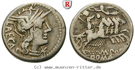 Klicken Sie auf das Bild um es auf Ihrem Rechner zu speichern m-porcius-laeca-denar/92503.jpg