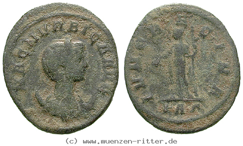 Klicken Sie auf das Bild um es auf Ihrem Rechner zu speichern magnia-urbica-frau-des-carinus-antoninian/12754.jpg
