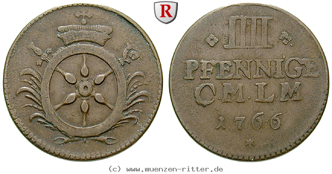 Klicken Sie auf das Bild um es auf Ihrem Rechner zu speichern mainz-bistum-emmerich-josef-von-breitbach-buerresheim-4-pfennig/eadt2642.jpg