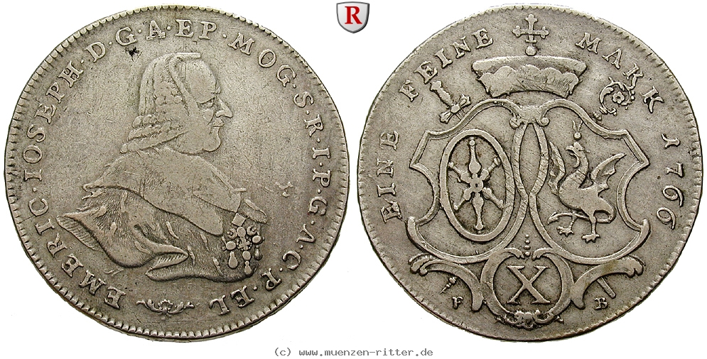 mainz-bistum-emmerich-josef-von-breitbach-buerresheim-konventionstaler/100785.jpg