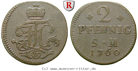 Klicken Sie auf das Bild um es auf Ihrem Rechner zu speichern mainz-bistum-johann-friedrich-karl-von-ostein-2-pfennig/48276.jpg