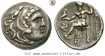 Klicken Sie auf das Bild um es auf Ihrem Rechner zu speichern makedonien-alexander-iii-der-grosse-drachme/100515.jpg