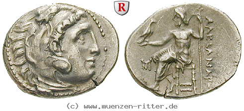 Klicken Sie auf das Bild um es auf Ihrem Rechner zu speichern makedonien-alexander-iii-der-grosse-drachme/42093.jpg