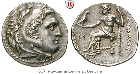 Klicken Sie auf das Bild um es auf Ihrem Rechner zu speichern makedonien-alexander-iii-der-grosse-drachme/81219.jpg