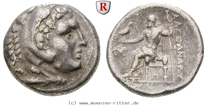 Klicken Sie auf das Bild um es auf Ihrem Rechner zu speichern makedonien-alexander-iii-der-grosse-tetradrachme/21951.jpg