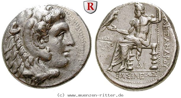 Klicken Sie auf das Bild um es auf Ihrem Rechner zu speichern makedonien-alexander-iii-der-grosse-tetradrachme/24161.jpg