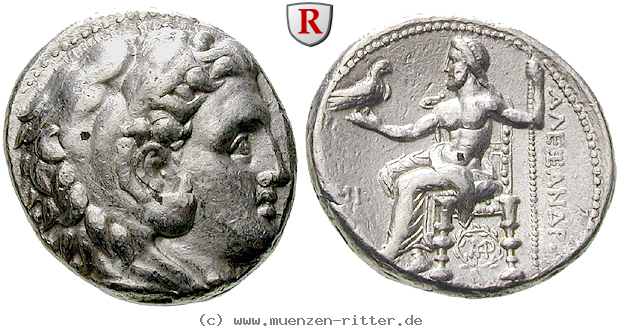 Klicken Sie auf das Bild um es auf Ihrem Rechner zu speichern makedonien-alexander-iii-der-grosse-tetradrachme/24187.jpg