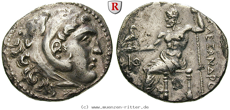 Klicken Sie auf das Bild um es auf Ihrem Rechner zu speichern makedonien-alexander-iii-der-grosse-tetradrachme/63164.jpg