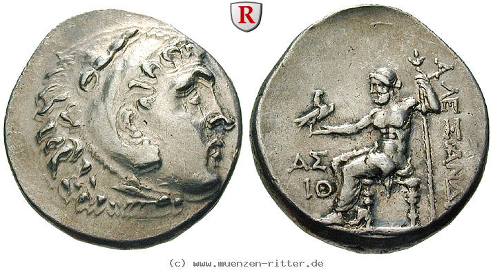 Klicken Sie auf das Bild um es auf Ihrem Rechner zu speichern makedonien-alexander-iii-der-grosse-tetradrachme/92081.jpg