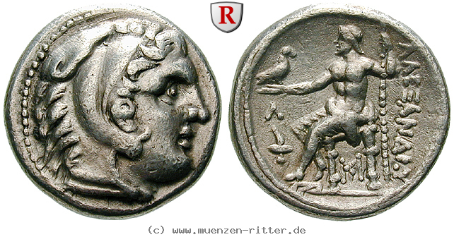 Klicken Sie auf das Bild um es auf Ihrem Rechner zu speichern makedonien-alexander-iii-der-grosse-tetradrachme/93470.jpg