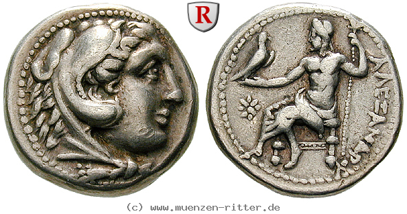 Klicken Sie auf das Bild um es auf Ihrem Rechner zu speichern makedonien-alexander-iii-der-grosse-tetradrachme/97537.jpg