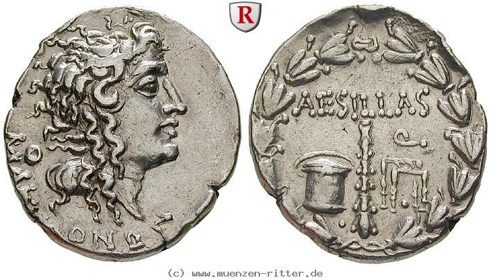 Klicken Sie auf das Bild um es auf Ihrem Rechner zu speichern makedonien-roemische-provinz-aesillas-quaestor-tetradrachme/83382.jpg