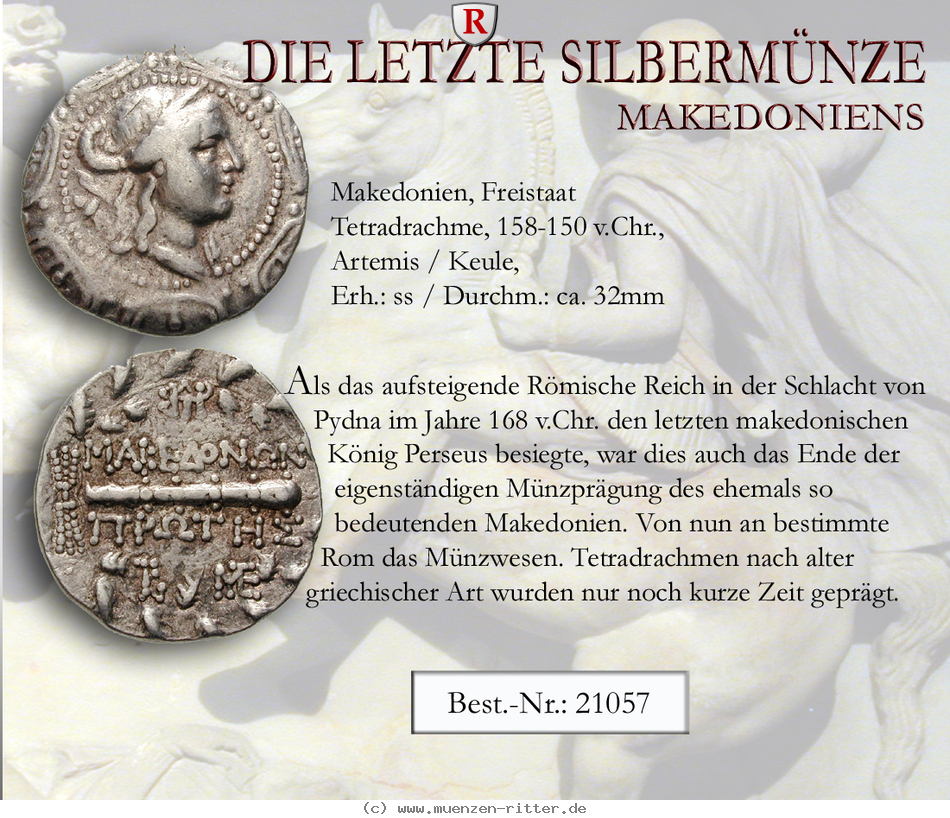Klicken Sie auf das Bild um es auf Ihrem Rechner zu speichern makedonien-roemische-provinz-freistaat-tetradrachme/21057.jpg