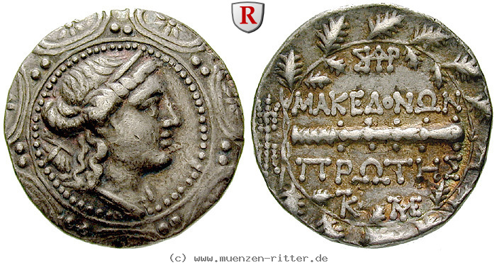Klicken Sie auf das Bild um es auf Ihrem Rechner zu speichern makedonien-roemische-provinz-freistaat-tetradrachme/57308.jpg