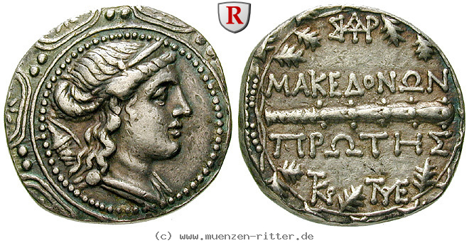 Klicken Sie auf das Bild um es auf Ihrem Rechner zu speichern makedonien-roemische-provinz-freistaat-tetradrachme/57328.jpg