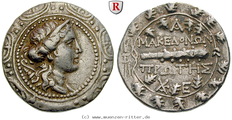 Klicken Sie auf das Bild um es auf Ihrem Rechner zu speichern makedonien-roemische-provinz-freistaat-tetradrachme/91184.jpg
